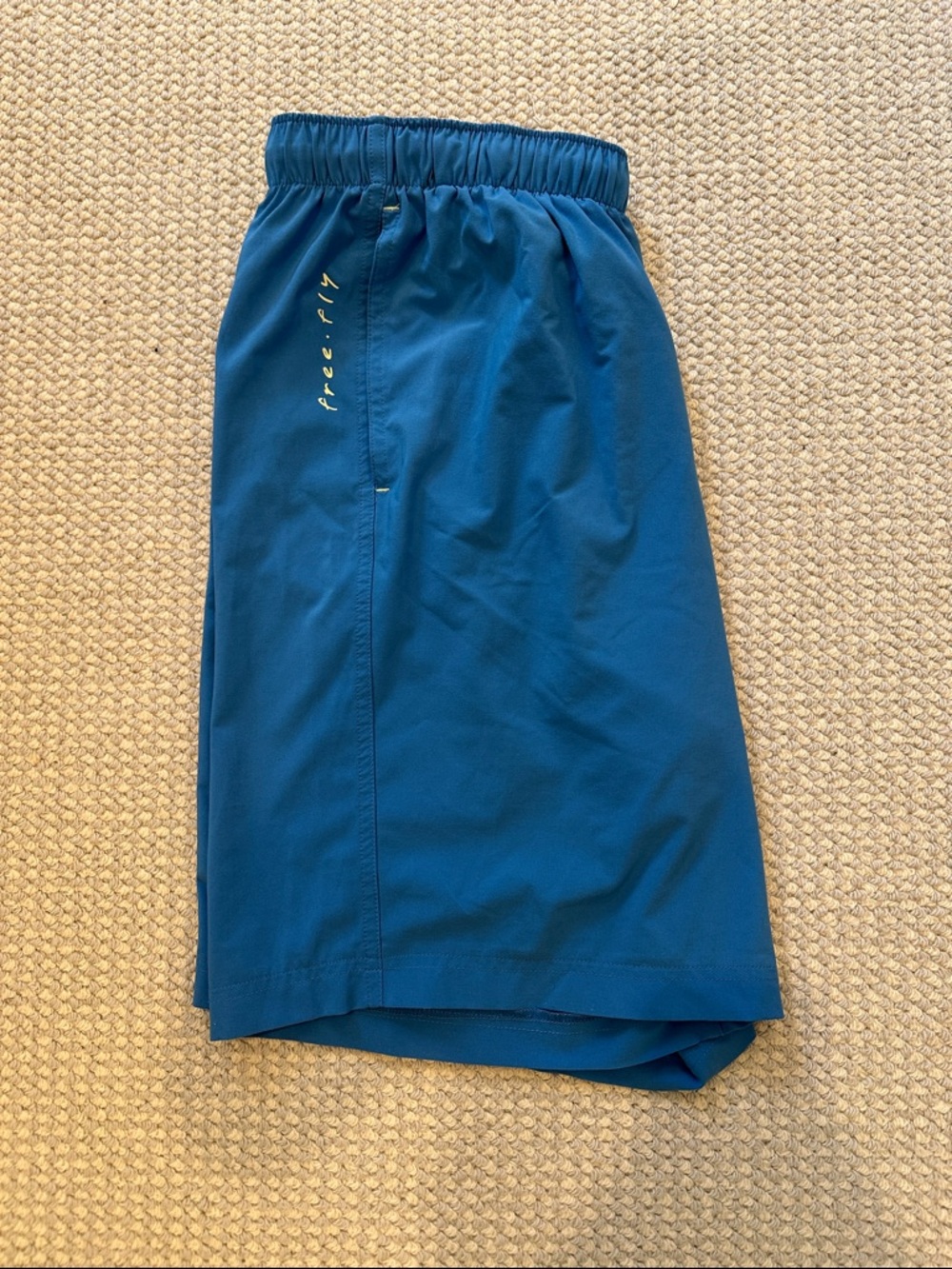 Free Fly Apparel Blue Athletic Shorts